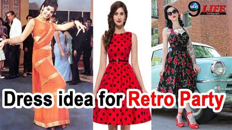 Retro Bollywood Theme Party Dress Ideas Female