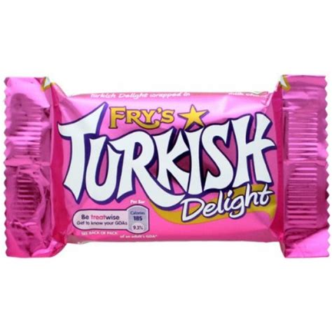 Frys Turkish Delight British Chocolate Bar X 12
