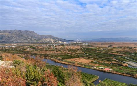 River Neretva Valley 1 Stock Image Image Of Agriculture 108327953