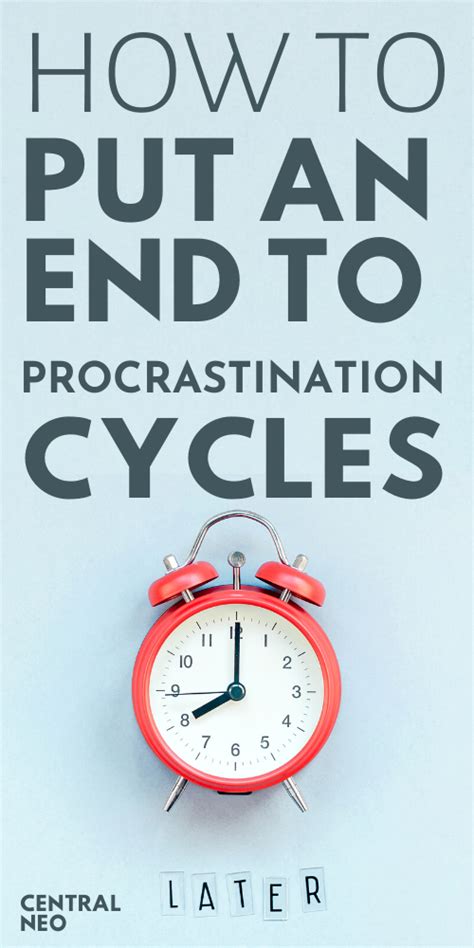 How To Stop Procrastination Cycles For Good Effective Ways Procrastination Personal