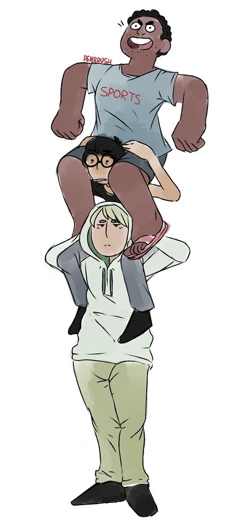 Human Stack Excited To See Them Again Ice Bear X Isaac Fanart We Bare Bears Human Character