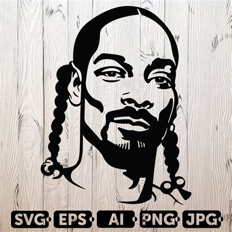 Snoop Dogg Svg Cutting Files West Coast Digital Clip Art Etsy
