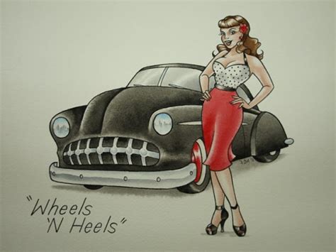 18 Best Rockabilly Images On Pinterest Rockabilly Art Drawings And
