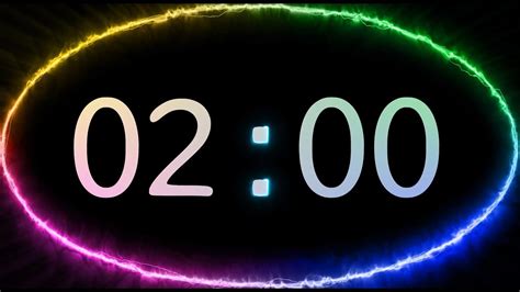 2 min COUNTDOWN TIMER ( v 638 ) TIMER with sound music 4k - YouTube