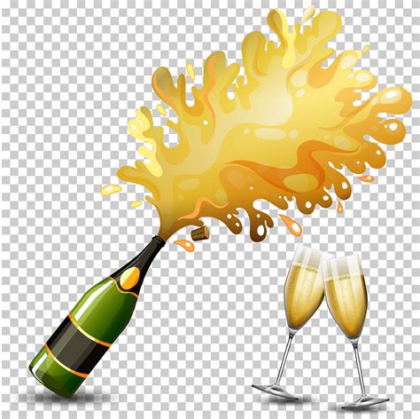 Champagne Splash Vector Art Icons And Graphics For Free Download