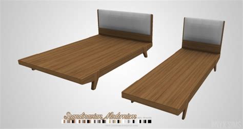 Josef And Scandinavian Bed Frames At Onyx Sims Sims 4 Updates