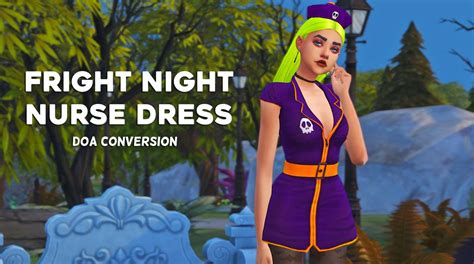 🎃 Fright Night Nurse Dress 🎃converted From Dead Or Alive The First