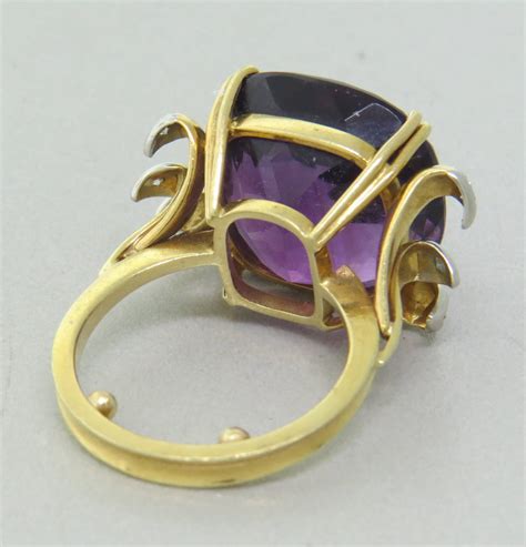 Also set sale alerts and shop exclusive offers only on shopstyle. H. Stern Amethyst Diamond Gold Cocktail Ring at 1stdibs