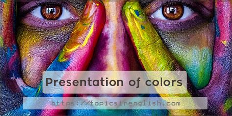 Presentation Of Colors Topics In English