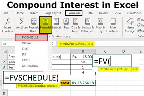 Compound Interest Formula In Excel Step By Step Calculation Examples