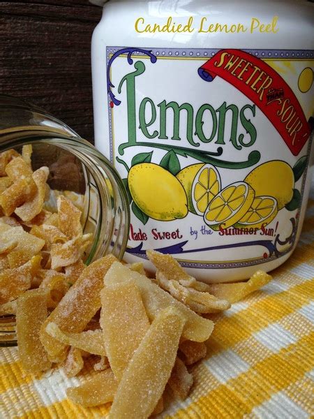 Candied Lemon Peel Recipe By Turnips2tangerines Cookeatshare