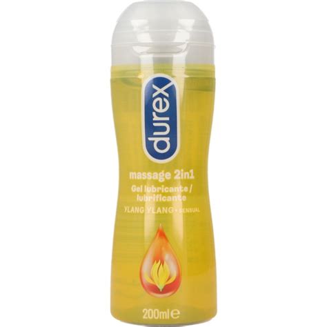 Durex Masaje 2 En 1 Gel Lubricante Ylang Ylang 200 Ml