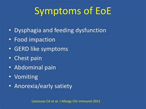 Ppt Eosinophilic Esophagitis An Allergy Perspective Powerpoint