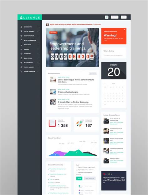 Looking for a wordpress theme that's fast, elegant & customizable? The Top 7 Corporate Intranet & Extranet WordPress Themes | Learning management system, Wordpress ...