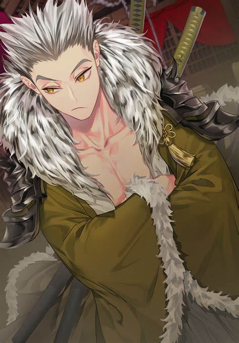 Hemoon Bokuto Koutarou Haikyuu Fur Boy Armor Black Hair