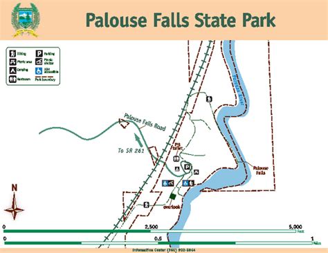 Palouse Falls Washington Map Interactive Map