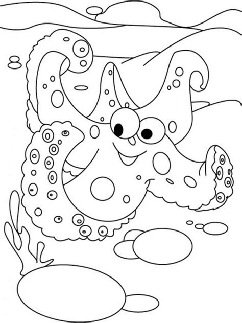 The lobster coloring pages also available in pdf file that you can download for free. Starfish coloring pages to download and print for free