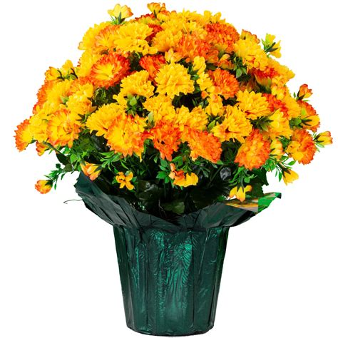 Sympathy Silks Artificial Cemetery Flowers – Realistic Outdoor Grave