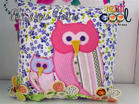 Almofada Coruja Patchwork Elo Produtos Especiais