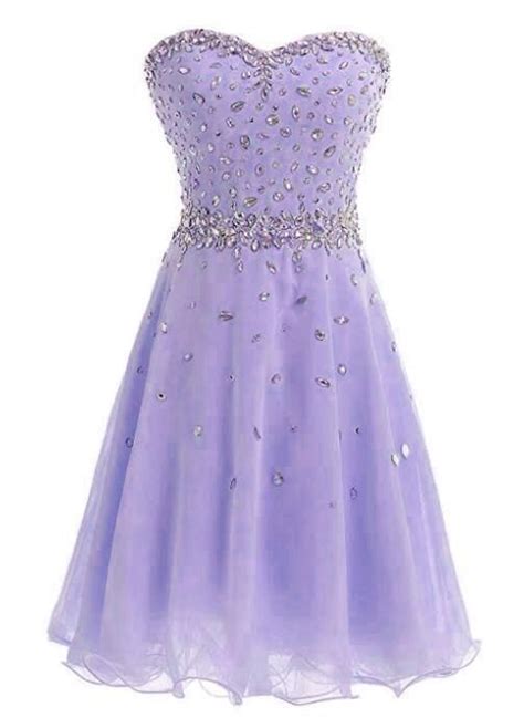 Beautiful Lavender Short Beaded Junior Homecoming Dress In 2021 Cute