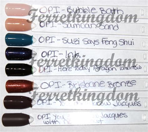 Opi Gelcolor Swatches Only Purseforum