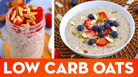 Popular choices include rs is a natural carb and helps to improve digestion, aid in weight loss, increase feelings of fullness and now that you know how to make healthy overnight oats, it's time to get started! Low Carb Oatmeal! Hot Porridge & Overnight Oats Keto Breakfast Recipes - Mind Over Munch - YouTube