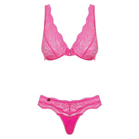 Køb Obsessive Luvae Lingeri Sæt Pink Her →