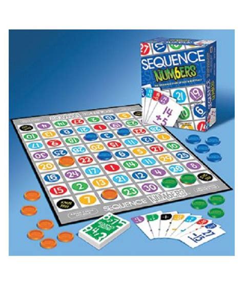 Sequence Numbers Board Game For Kids Board Game Buy Sequence Numbers