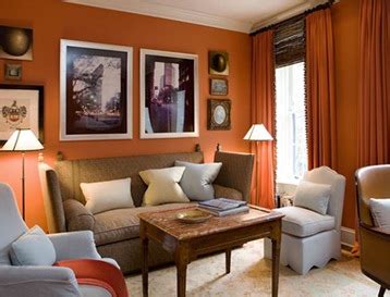 What's also great about these brochures it that all of the photographs of the spaces and furniture pieces painted in the coordinating paint colors shown in the back of the book: Patricia Gray | Interior Design Blog™: Making Orange Work with Sherwin-Williams Paint