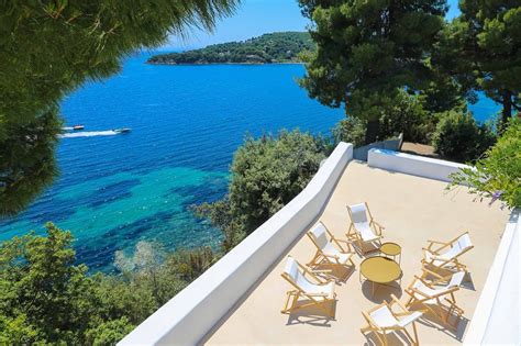 Beachfront Greek Villa In Skiathos With Semi Private Sandy Beach Updated 2022 Holiday Rental
