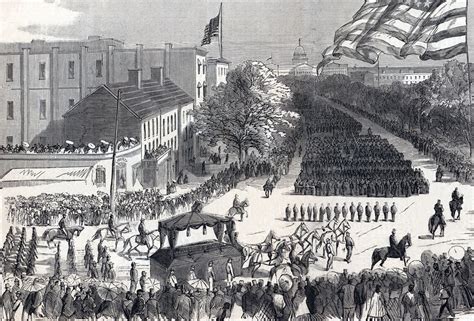 President Lincolns Funeral Procession Washington Dc April 19