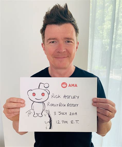 British baritone behind some of the most impeccably crafted pop hits of the '80s, including never gonna give you up and together forever. I'm Rick Astley, and you can ask me anything, again! : Music