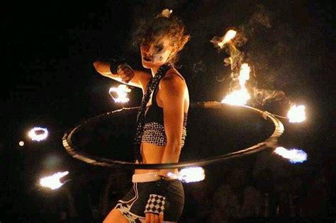 Fire Hula Hoop Fire Poi Fire Fans Earth Hour Fire Dancer Carnie