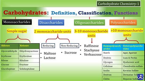 1 Carbohydrates Definition Classification Functions Carbohydrate