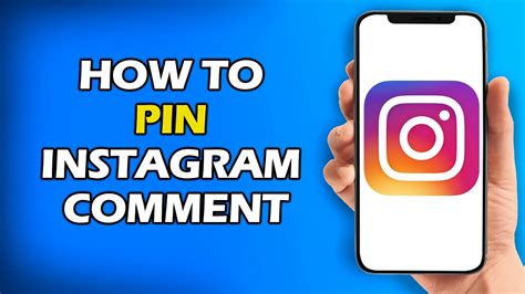 How To Pin Instagram Comment Instagram Tips Youtube