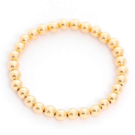 Gold Bead Ball Stretch Bracelets At 1stdibs Gold Ball Stretch Bracelet