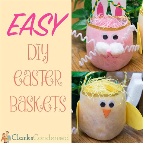 Diy Milk Jug Easter Basket An Easy Upcycled Craft Clarks Condensed