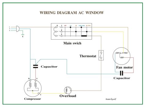 Jw air conditioning & wiring, seremban (city). Wiring Diagram AC Window | REFRIGERATION & AIR CONDITIONING