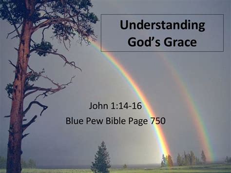 Understanding Gods Grace Ppt
