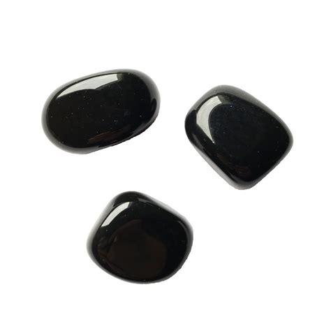 Black Obsidian Tumbled Stone Minerals Kingdoms