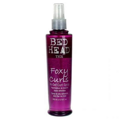 Tigi Bed Head Foxy Curls Hi Def Curl Spray Spray Do Stylizacji