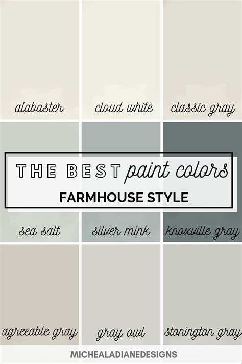 The Best Farmhouse Paint Colors 2023