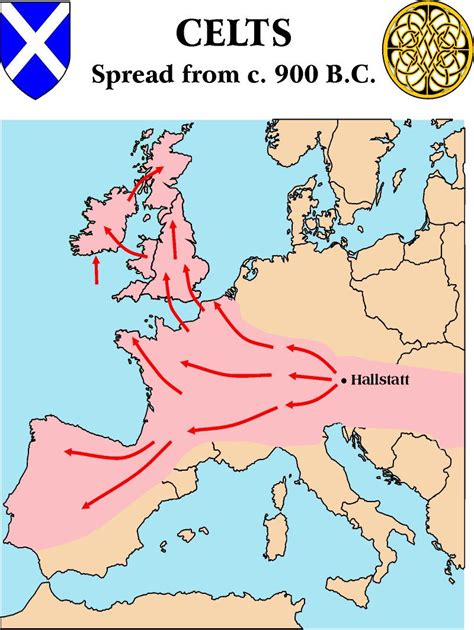 Keltic United Ancient History Celtic Map