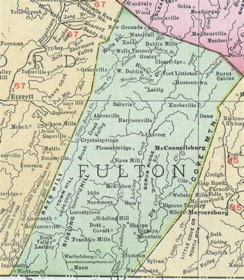 Fulton County Map With Zip Codes Printable Maps Online