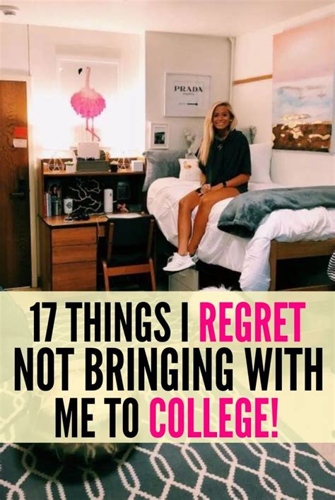 17 Things I Regret Not Bringing To College College Dorm Room Essentials College Dorm Room