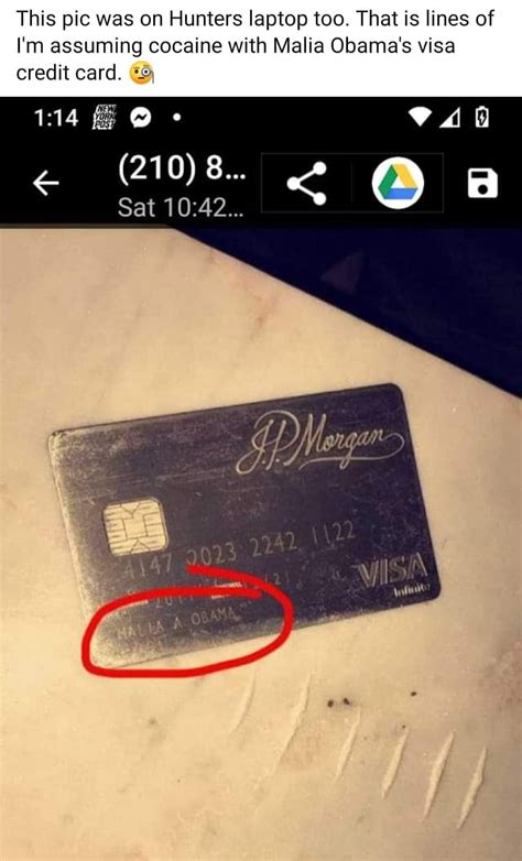 These cards provide fraud protection and auto management on spend limits. Fact Check: Malia Obama Credit Card Photo Is NOT New -- There Is NO Proof It Was Found On Hunter ...