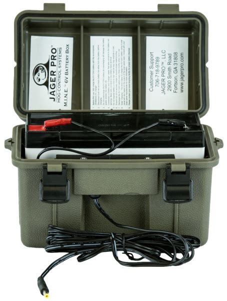 6 Volt Battery Box Jager Pro Store