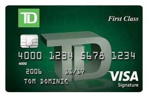There's no deposit required to. Tdbank.com: Apply for a TD First Class Visa Signature ...