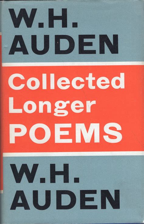 Collected Longer Poems W H Auden First Edition