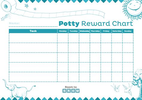 Download Your Free Printable Charts Room To Grow